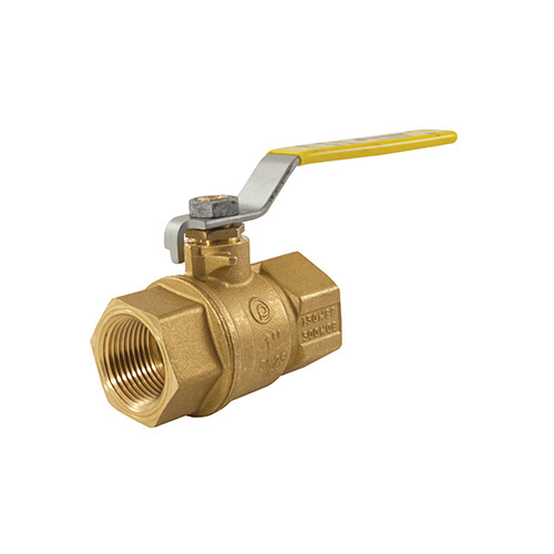 Jomar Valve 100-705 1-Inch, 2-piece, Full-port, Threaded Connections, 600 WOG Brass Ball Value