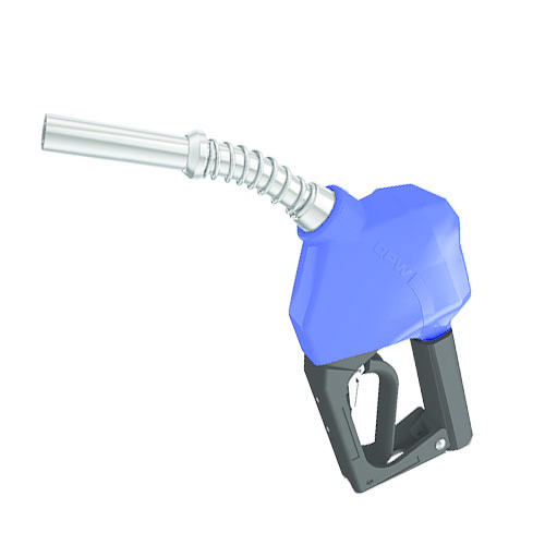 OPW 11BP-0500 Blue Unleaded Nozzle With Hold Open Clip 3/4 Inch Inlet
