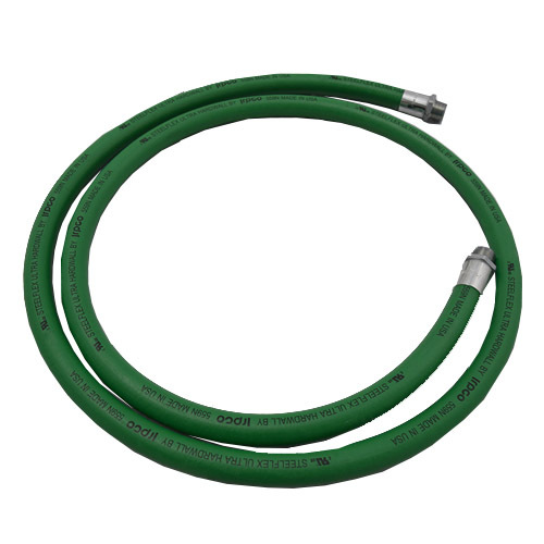 Fuel Flo Steelflex 124301FLG Ultra Hardwall Curb Pump Hose 3/4 inch  x 9 foot - Green
