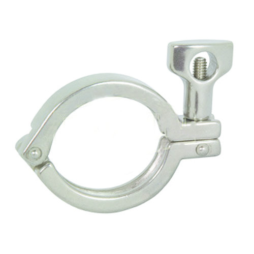Heavy Duty 1" - 1-1/2" Single Pin Clamp w/ Cross Hole Wing Nut