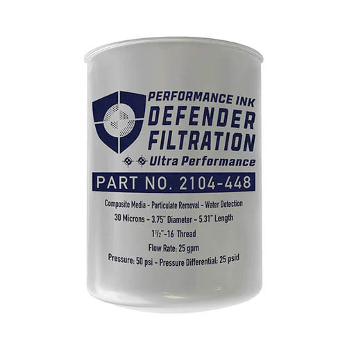 Performance Ink 2104-448 30-Micron, Hydrosorb Spin-On Filter