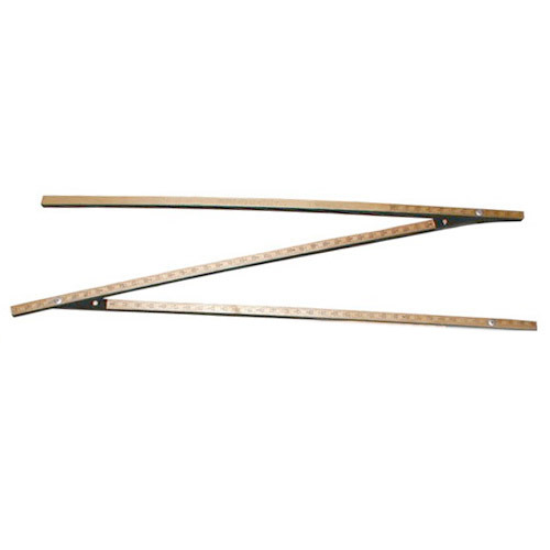 B and K Model 3FL-18 Three Sectional Fold-N-Lock Gauge Stick with Overall length of 18 feet