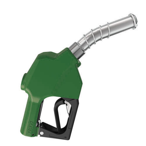 OPW 7HB-0100 1-Inch Pressurized High-Flow Nozzle with Spout Ring - Green