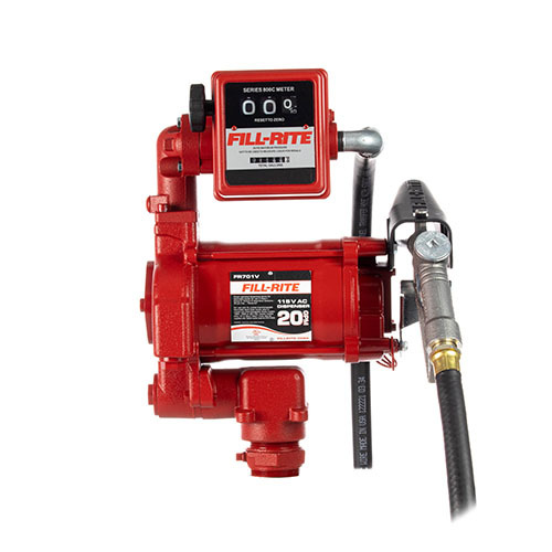 Fill-Rite Model FR701V 115 Volt AC Pump with 807C Gallon Mechanical Meter