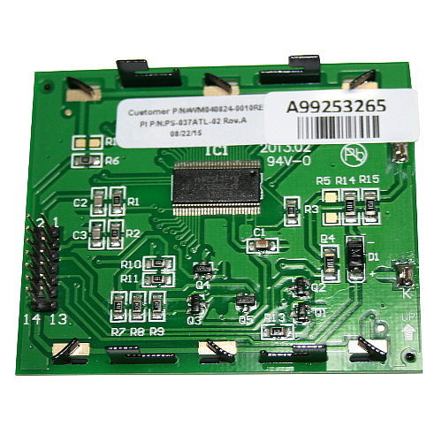 Wayne WM040824-0010 5 X 11.7 MM Dual Price LCD Display Module